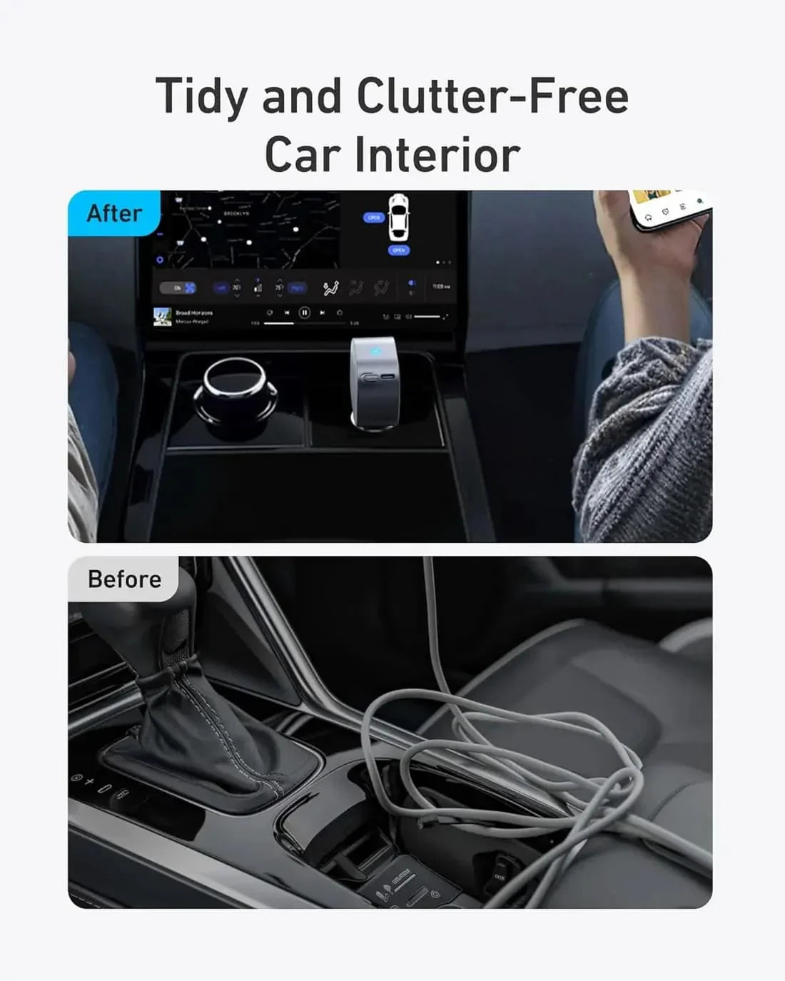 Anker Nano Car Charger (75W, Usb-C Port, Built-In Retractable Usb-C Cable) -Silver - Tashqila Anker Nano Car Charger (75W, Usb-C Port, Built-In Retractable Usb-C Cable) -Silver - Tashqila
